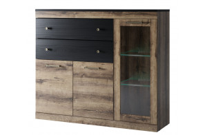 Тумба-витрина Джаггер 1V2D2S