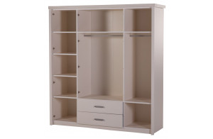 Четырехстворчатый шкаф Мира MIRA-20 белый